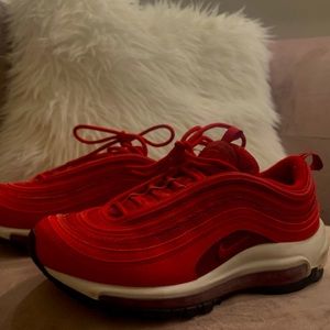 Nike red air max 97s